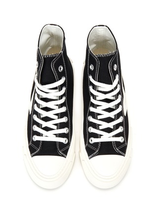 Figure View - Click To Enlarge - SMFK - High Top Canvas Sneakers