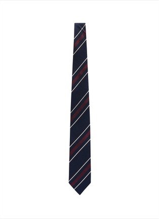 Figure View - Click To Enlarge - STEFANOBIGI MILANO - Striped silk tie