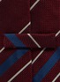 Detail View - Click To Enlarge - STEFANOBIGI MILANO - Striped silk tie