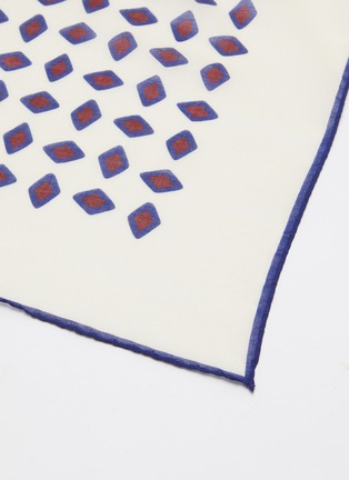 Detail View - Click To Enlarge - STEFANOBIGI MILANO - Bandana ink jet pattern cotton pocket square