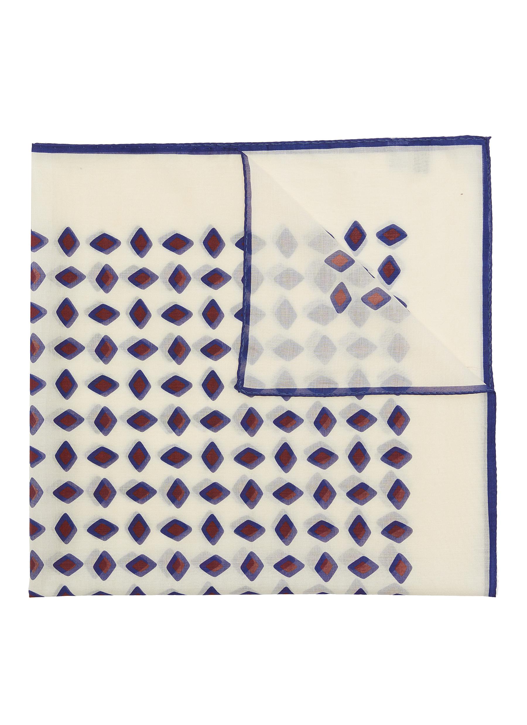 Bandana ink jet pattern cotton pocket square