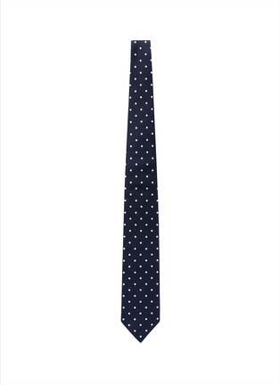 Figure View - Click To Enlarge - STEFANOBIGI MILANO - Dotted silk tie