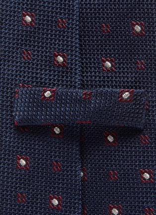 Detail View - Click To Enlarge - STEFANOBIGI MILANO - Floral print silk tie