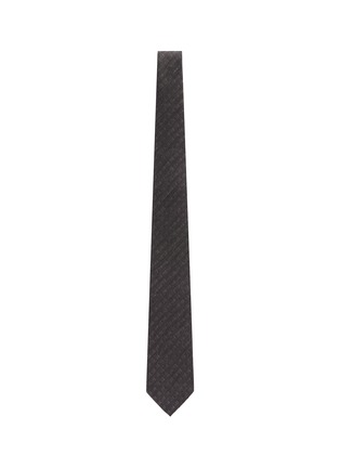 Figure View - Click To Enlarge - STEFANOBIGI MILANO - Faded dots silk-linen tie