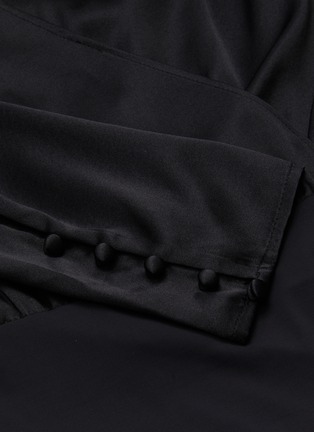  - L'AGENCE - 'BRENDA' V Neck Puff Sleeve Bodysuit