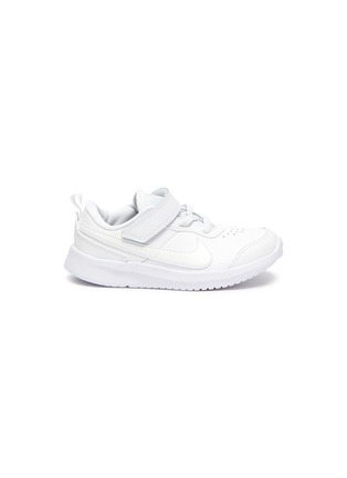Main View - Click To Enlarge - NIKE - VARSITY' Low Top Toddler Leather Sneakers