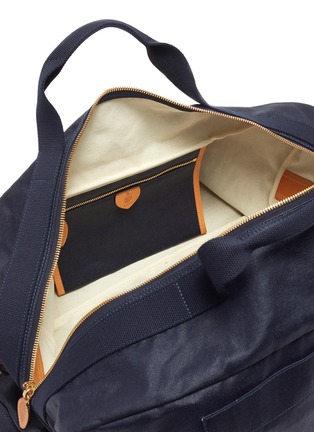 Detail View - Click To Enlarge - MARK CROSS - WEATHERBIRD' Logo Canvas Duffle Bag