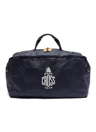 Main View - Click To Enlarge - MARK CROSS - WEATHERBIRD' Logo Canvas Duffle Bag