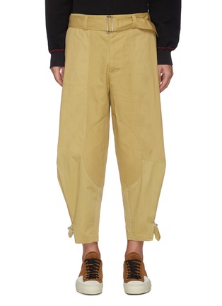Main View - Click To Enlarge - JW ANDERSON - Belted D-ring Detail Patchwork Saddle Pants