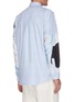 Back View - Click To Enlarge - JW ANDERSON - Pol Anglada print oversized anchor applique shirt