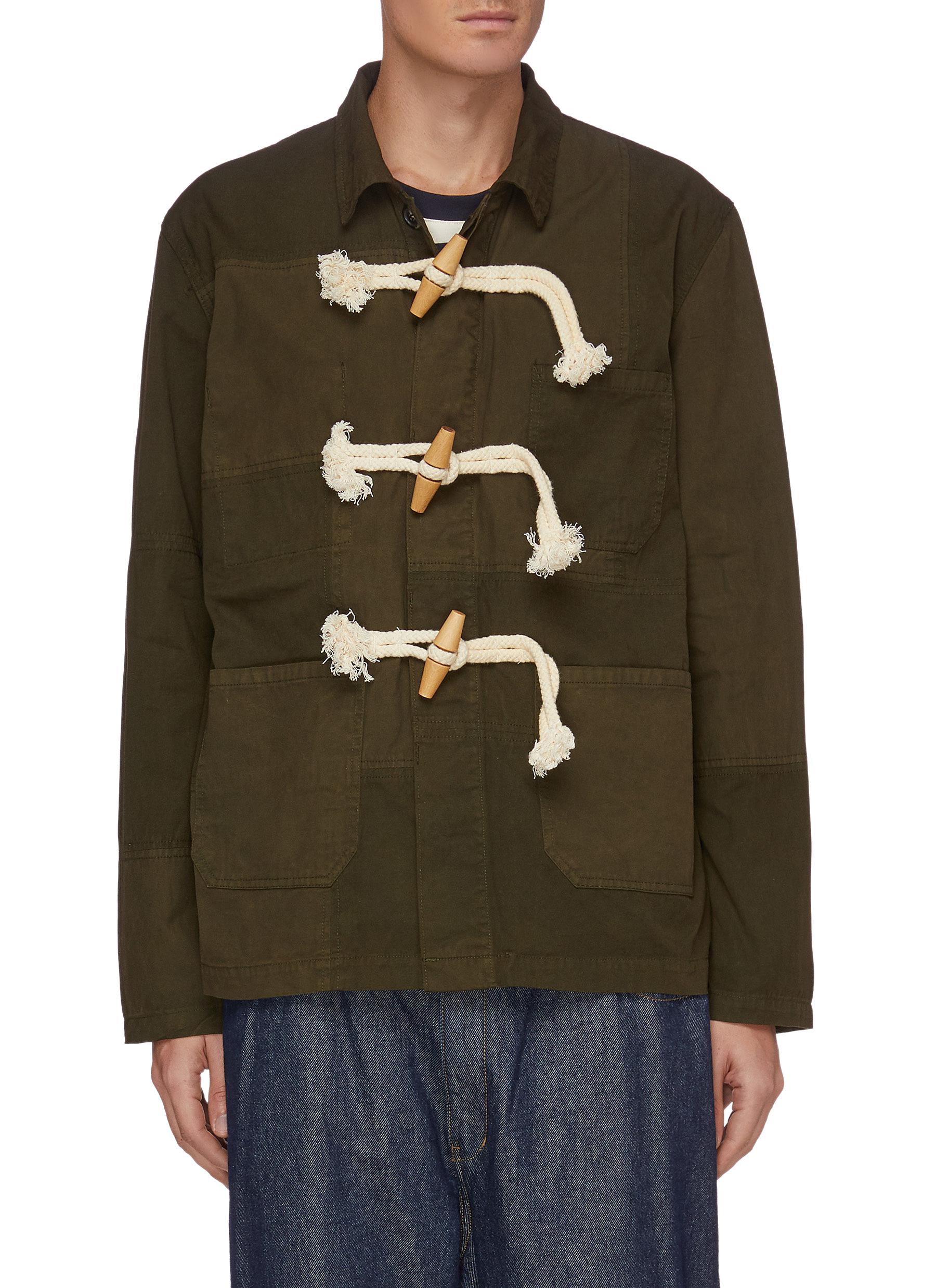 Jw Anderson PATCHWORK OVERSIZED TOGGLES WORKWEAR JACKET