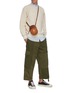 Figure View - Click To Enlarge - JW ANDERSON - Belted D-ring Detail Patchwork Cargo Pants