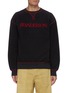 Main View - Click To Enlarge - JW ANDERSON - Invert Contrast Seam Logo Embroidered Sweatshirt