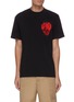 Main View - Click To Enlarge - JW ANDERSON - Pol Anglada embroidered face logo patch T-shirt