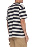Back View - Click To Enlarge - JW ANDERSON - Striped oversize anchor T-shirt