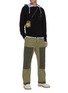 Figure View - Click To Enlarge - JW ANDERSON - Anchor logo intarsia crewneck sweater