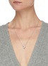 Figure View - Click To Enlarge - INSANE - HIDE AND SEEK' Zirconia Sterling Silver Pendant Necklace