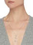 Figure View - Click To Enlarge - INSANE - LISTEN' Swarovski Pearl Sterling Silver Triple Drop Necklace