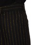  - PETAR PETROV - Page' metallic pinstripe flared suiting pants