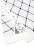 Detail View - Click To Enlarge - SIMKHAI - Lace Trim Windowpane Check Wrap Skirt