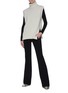 Figure View - Click To Enlarge - THEORY - Flare Leg Crepe Pants