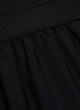 Detail View - Click To Enlarge - THEORY - Rib waistband silk midi skirt