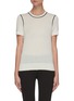 Main View - Click To Enlarge - THEORY - Contrast stitching cashmere crewneck sweater