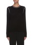 Main View - Click To Enlarge - THEORY - Contrast stitching cashmere sweater