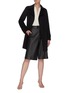 Figure View - Click To Enlarge - THEORY - 'Oaklane' Belted Cashmere Short Coat