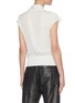 Back View - Click To Enlarge - THEORY - Draped ribbed hem V-neck silk top