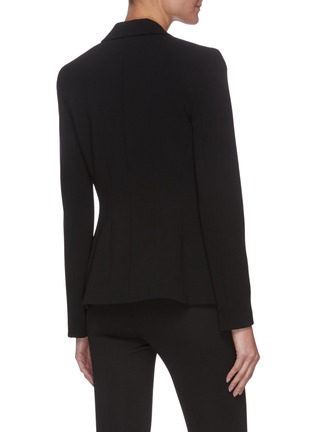 Back View - Click To Enlarge - THEORY - Angled lapel crepe blazer