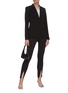 Figure View - Click To Enlarge - THEORY - Angled lapel crepe blazer