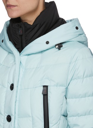 Detail View - Click To Enlarge - MONCLER - 'BEVERLEY' Button Front Down Jacket