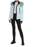 Figure View - Click To Enlarge - MONCLER - 'BEVERLEY' Button Front Down Jacket