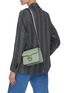 Figure View - Click To Enlarge - MANU ATELIER - MINI ROXY' Leather Shoulder Bag