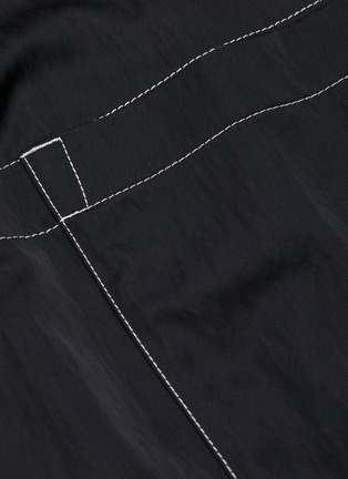  - JIL SANDER - Elastic Waist Contrast Seam Patch Pocket Shorts