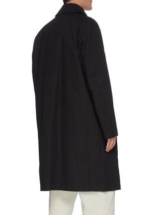 Back View - Click To Enlarge - JIL SANDER - Double Breast Cotton Trench Coat