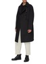 Figure View - Click To Enlarge - JIL SANDER - Double Breast Cotton Trench Coat