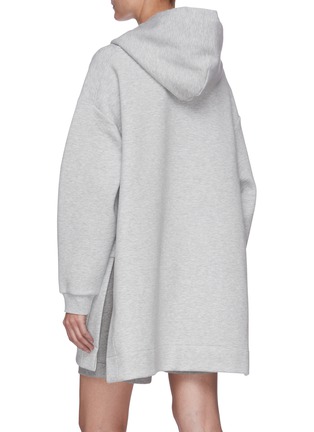 Back View - Click To Enlarge - 3.1 PHILLIP LIM - Air Cushion' Oversize Cotton Blend Hoodie