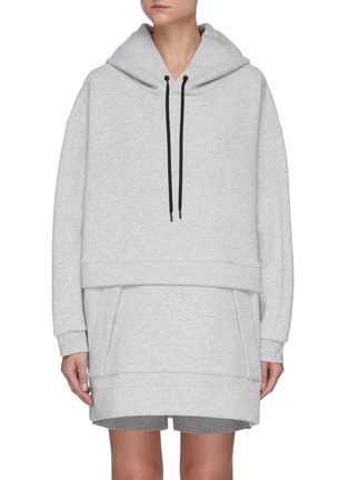 Main View - Click To Enlarge - 3.1 PHILLIP LIM - Air Cushion' Oversize Cotton Blend Hoodie
