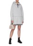 Figure View - Click To Enlarge - 3.1 PHILLIP LIM - Air Cushion' Oversize Cotton Blend Hoodie