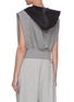 Back View - Click To Enlarge - 3.1 PHILLIP LIM - Contrast Deconstructed Hood Tank Top