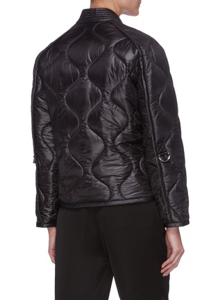 Back View - Click To Enlarge - 3.1 PHILLIP LIM - Quilted Side Tie Nylon Kimono Jacket