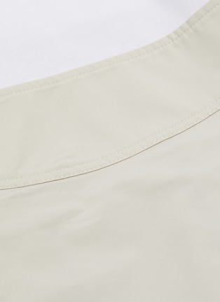 Detail View - Click To Enlarge - 3.1 PHILLIP LIM - Crewneck T-shirt A-line Pleat Skirt Combo Dress
