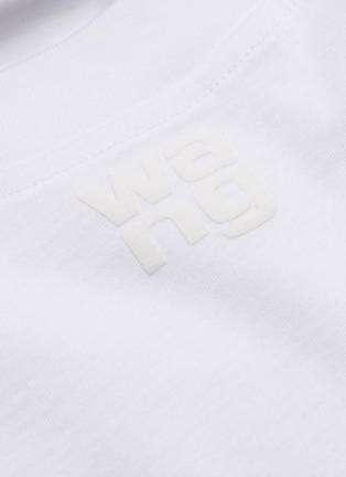  - T BY ALEXANDER WANG - Foundation' Tonal Logo Print Cotton Jersey T-shirt