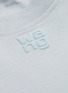  - T BY ALEXANDER WANG - Foundation' Tonal Logo Print Cotton Jersey T-shirt