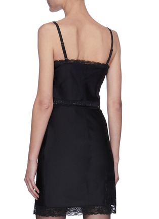 Back View - Click To Enlarge - T BY ALEXANDER WANG - Lace trim cami top