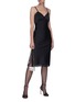 Figure View - Click To Enlarge - T BY ALEXANDER WANG - Lace trim slip dress
