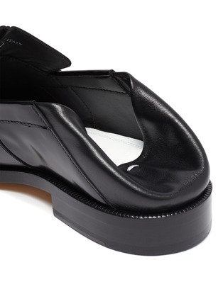  - MAISON MARGIELA - 'TABI' Round Split-Toe Patent Leather Loafers