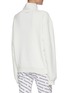 Back View - Click To Enlarge - ALEXANDER WANG - Heart Embroidered Mock Neck Sweatshirt